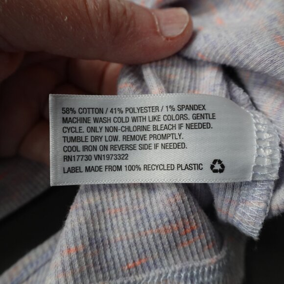 Wild Fable Womens Tank Top Large Blue Muscle Crop Open Back Clean Girl Basic - Picture 5 of 10